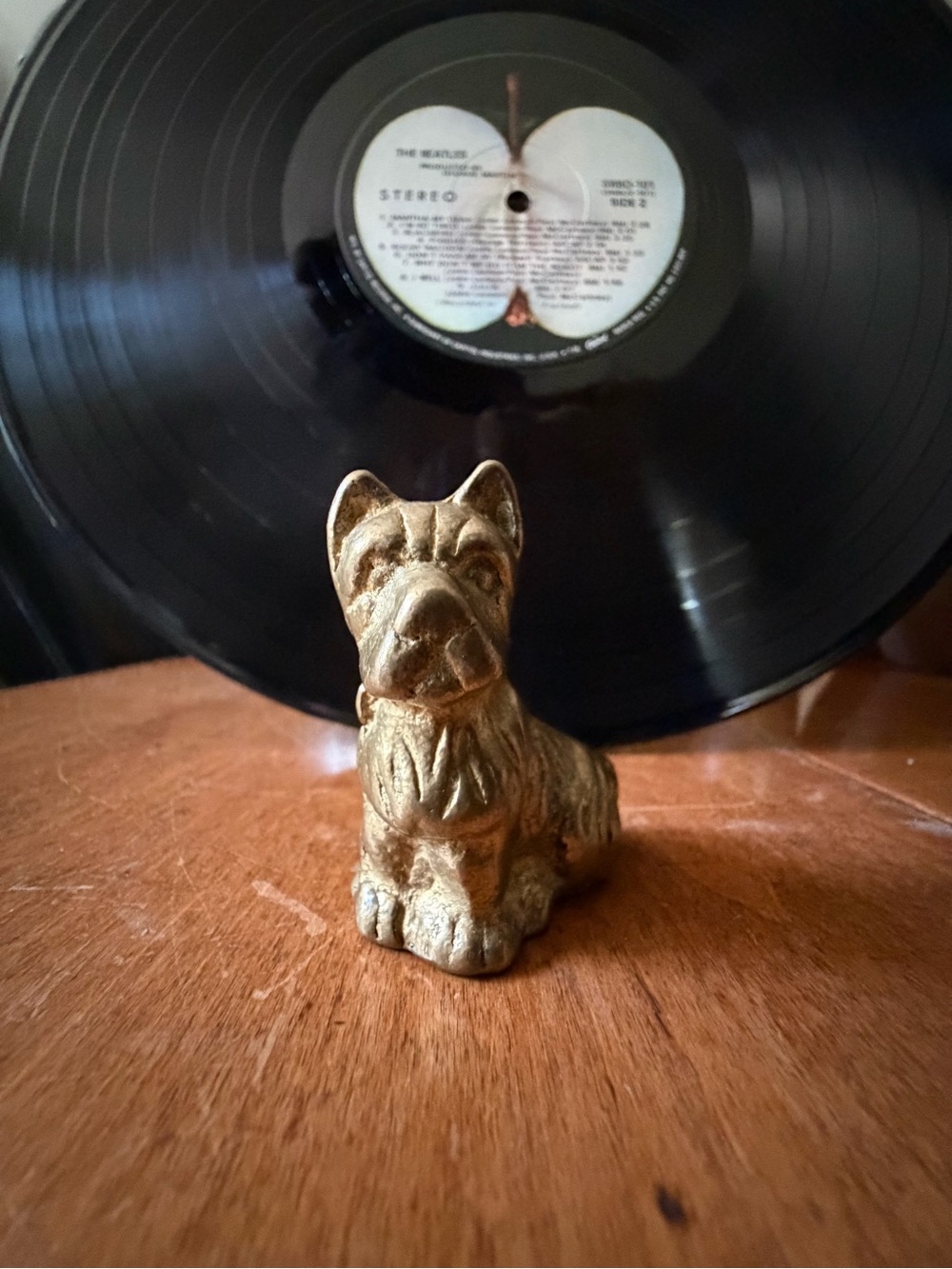 Vintage Brass Scottish Terrier